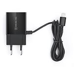 Фото Сетевое ЗУ REAL-EL CH-217 Black (EL123160016) USB-A +кабель Lighting, 100-240V, 2.1А, 5V #3
