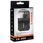 Фото Сетевое ЗУ REAL-EL CH-350 Black (EL123160017) USB-A+Type-C, 100-240V, 3А , 5-12V #4