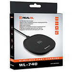 Изображение Беспроводное Wireless ЗУ REAL-EL WL-740 Black (EL123160019) USB micro/TYPE-C #1 Фото Беспроводное Wireless ЗУ REAL-EL WL-740 Black (EL123160019) USB micro/TYPE-C #1