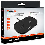 Изображение Беспроводное Wireless ЗУ REAL-EL WL-780 Black (EL123160020) USB micro+TYPE-C #2 Фото Беспроводное Wireless ЗУ REAL-EL WL-780 Black (EL123160020) USB micro+TYPE-C #2