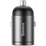 Изображение Автомобильное ЗУ Baseus VCHX-A0G Grey, USB-A, QC3.0, 30W, 4.5V-20V/5A-1.5A #1 Фото Автомобильное ЗУ Baseus VCHX-A0G Grey, USB-A, QC3.0, 30W, 4.5V-20V/5A-1.5A #1
