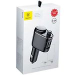 Фото Автомобильное ЗУ с FM-модулятором Baseus CCALL-RH01 Black #2