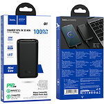 Изображение Внешний аккумулятор Power Bank Hoco Q1 Kraft 10000mAh Black (84234) #4 Фото Внешний аккумулятор Power Bank Hoco Q1 Kraft 10000mAh Black (84234) #4