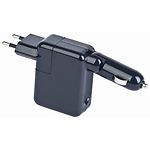 Фото Автомобильное ЗУ Gembird MP3A-UC-ACCAR 2*USB + розетка, 2А ,5V #1