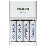 Фото Зарядное устройство Panasonic BQ-CC55+BK-3MCCE (K-KJ55MCC40E), AA/AAA, Eneloop ready, LED #1