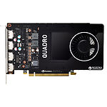 Видеокарта PNY NVIDIA QUADRO P2000 5GB D5 4DP/4DVI (VCQP2000-PB) - фото