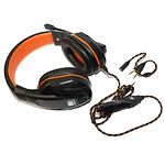 Изображение Gemix N20 black-orange игровая гарнитура #1 Фото Gemix N20 black-orange игровая гарнитура #1