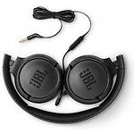 Изображение JBL TUNE T500 Black (JBLT500BLK), наушники накладные с микрофоном #3 Фото JBL TUNE T500 Black (JBLT500BLK), наушники накладные с микрофоном #3