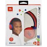Фото JBL JR310BT Red (JBLJR310BTRED), детские наушники накладные Bluetooth с микрофоном #1
