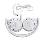 Изображение JBL TUNE T500 White (JBLT500WHT), наушники накладные с микрофоном #3 Фото JBL TUNE T500 White (JBLT500WHT), наушники накладные с микрофоном #3