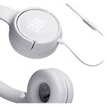Изображение JBL TUNE T500 White (JBLT500WHT), наушники накладные с микрофоном #1 Фото JBL TUNE T500 White (JBLT500WHT), наушники накладные с микрофоном #1