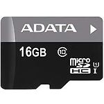 Фото microSD HC 16Gb A-DATA UHS-I Class10 (AUSDH16GUICL10-RA1) с SD переходником #2