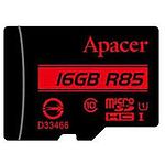 Фото microSD HC 16Gb Apacer Class10 UHS-1 (AP16GMCSH10U5-R) с переходником на полный SD, R-85MB/s #1