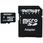 Фото microSD HC 16Gb PATRIOT LX UHS-I Class10 (PSF16GMCSDHC10) с SD переходником #2