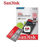 Изображение microSD HC 16Gb SanDisk Ultra A1 Class 10 UHS-I (без переходника, SDSQUAR-016G-GN6MN) #1 Фото microSD HC 16Gb SanDisk Ultra A1 Class 10 UHS-I (без переходника, SDSQUAR-016G-GN6MN) #1