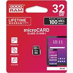 Изображение microSD HC 32GB GOODRAM Class10 UHS-1 (M1A0-0320R12) без переходника #1 Фото microSD HC 32GB GOODRAM Class10 UHS-1 (M1A0-0320R12) без переходника #1