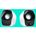 Фото Акустическая система Logitech Z120 black-white, 2*0,6W speaker, jack 3,5 + USB 980-000513 #2
