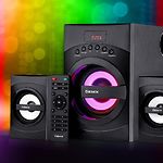 Фото Акустическая система Gemix SB-130X black, 2.1 20W Woofer + 2*8W speaker, FM, USB, microSD, Bluetoo #2