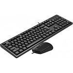 Изображение Клавиатура+мышь A4tech KK-3330S проводная, USB, Silent mouse,Black #2 Фото Клавиатура+мышь A4tech KK-3330S проводная, USB, Silent mouse,Black #2