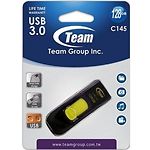 Фото USB Flash  128Gb Team С145 Black-Yellow USB3.0 (TC1453128GY01) #1