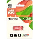Фото USB Flash - 4GB (Mibrand Chameleon Red MI2.0/CH4U6R) #1