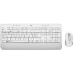 Клавиатура + мышь Logitech MK650 Signature Combo for Business Bluetooth White - фото