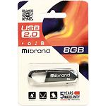 Фото USB Flash - 8GB (Mibrand Aligator Grey MI2.0/AL8U7G) #1