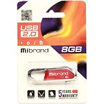 Фото USB Flash - 8GB (Mibrand Aligator Red MI2.0/AL8U7DR) #1