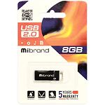 Фото USB Flash - 8GB (Mibrand Chameleon Black MI2.0/CH8U6B) #1