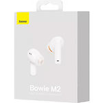 Фото Baseus M2 True Wireless Earphones Bowie White (NGTW140002) Bluetooth гарнитура TWS #1