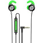 Фото HP DHE-7004 Gaming Headset Green (DHE-7004GN), наушники вкладыши с микрофоном #1