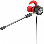 Фото HP DHE-7004 Gaming Headset Red (DHE-7004RD), наушники вкладыши с микрофоном #1