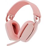 Изображение Logitech Zone Vibe 100 Rose (981-001224) Bluetooth наушники с микрофоном Фото Logitech Zone Vibe 100 Rose (981-001224) Bluetooth наушники с микрофоном