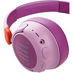 Фото JBL JR460NC Pink (JBLJR460NCPIK), детские наушники с микрофоном, с оголовьем, Bluetooth #2