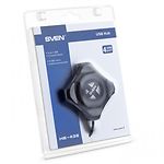 Изображение Концентратор HUB USB 2.0 SVEN HB-432 Black, 4 ports #4 Фото Концентратор HUB USB 2.0 SVEN HB-432 Black, 4 ports #4