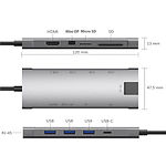 Изображение Концентратор HUB USB 3.1 Dynamode Dock-9-in-1-TypeC-HDMI-Mini-DP-USB3.0-RJ45 #2 Фото Концентратор HUB USB 3.1 Dynamode Dock-9-in-1-TypeC-HDMI-Mini-DP-USB3.0-RJ45 #2