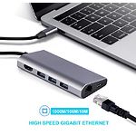Изображение Концентратор HUB USB 3.1 Dynamode Dock-USB-TypeC-HDMI-USB3.0-RJ45 USB Type-C Female, SD/MicroSD #2 Фото Концентратор HUB USB 3.1 Dynamode Dock-USB-TypeC-HDMI-USB3.0-RJ45 USB Type-C Female, SD/MicroSD #2