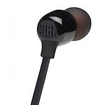 Фото JBL TUNE T125BT Black (JBLT125BTBLK), наушники вкладыши Bluetooth с микрофоном #1