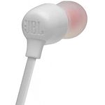 Изображение JBL TUNE T125BT White (JBLT125BTWHT), наушники вкладыши Bluetooth с микрофоном #3 Фото JBL TUNE T125BT White (JBLT125BTWHT), наушники вкладыши Bluetooth с микрофоном #3