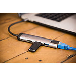 Фото Концентратор HUB USB 3.2 Verbatim (49141) USB3.2 Type-C --> HDMI 4K +Ethernet RJ-45 Lan+2xUSB3.0+USB #1