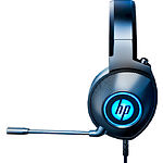 Изображение HP DHE-8008U USB 7.1 LED Black, наушники с микрофоном #2 Фото HP DHE-8008U USB 7.1 LED Black, наушники с микрофоном #2