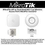 Изображение Точка доступа Mikrotik cAP ac (RBcAPGi-5acD2nD) WiFi #1 Фото Точка доступа Mikrotik cAP ac (RBcAPGi-5acD2nD) WiFi #1