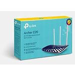 Изображение Маршрутизатор TP-Link Archer C20 V5, WiFi IEEE 802.11n/ac, AC750 2.4GHz+5GHz,733Мбит/c, 3 антенны #1 Фото Маршрутизатор TP-Link Archer C20 V5, WiFi IEEE 802.11n/ac, AC750 2.4GHz+5GHz,733Мбит/c, 3 антенны #1