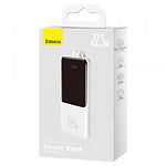 Фото Внешний аккумулятор Power Bank Baseus (PPJL010002) Elf Digital Display 10000mAh, QC3.0, 22.5W, White #3
