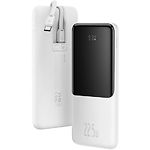 Фото Внешний аккумулятор Power Bank Baseus (PPJL010002) Elf Digital Display 10000mAh, QC3.0, 22.5W, White #2