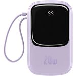 Изображение Внешний аккумулятор Power Bank Baseus (PPQD-H05) Qpow Quick Charge 20000mAh 20W Purple #4 Фото Внешний аккумулятор Power Bank Baseus (PPQD-H05) Qpow Quick Charge 20000mAh 20W Purple #4