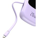 Изображение Внешний аккумулятор Power Bank Baseus (PPQD-H05) Qpow Quick Charge 20000mAh 20W Purple #3 Фото Внешний аккумулятор Power Bank Baseus (PPQD-H05) Qpow Quick Charge 20000mAh 20W Purple #3