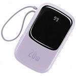 Изображение Внешний аккумулятор Power Bank Baseus (PPQD-H05) Qpow Quick Charge 20000mAh 20W Purple #1 Фото Внешний аккумулятор Power Bank Baseus (PPQD-H05) Qpow Quick Charge 20000mAh 20W Purple #1