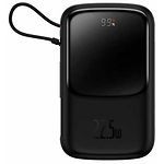 Изображение Внешний аккумулятор Power Bank Baseus (PPQD-I01) Qpow Quick Charge 20000mAh 22W Black Фото Внешний аккумулятор Power Bank Baseus (PPQD-I01) Qpow Quick Charge 20000mAh 22W Black
