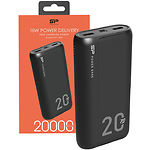 Изображение Внешний аккумулятор Power Bank Silicon Power QS15 20000 mAh Black (SP20KMAPBKQS150K) Фото Внешний аккумулятор Power Bank Silicon Power QS15 20000 mAh Black (SP20KMAPBKQS150K)